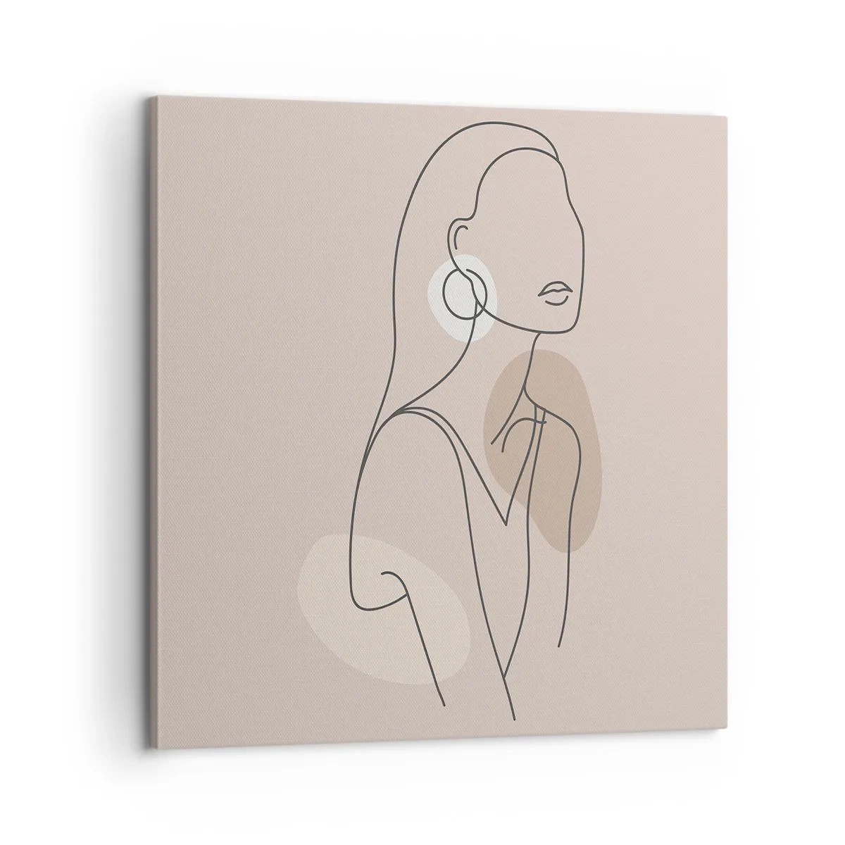 Canvastavla - Bild på duk - Flickaktighetens ikon - 60x60 cm