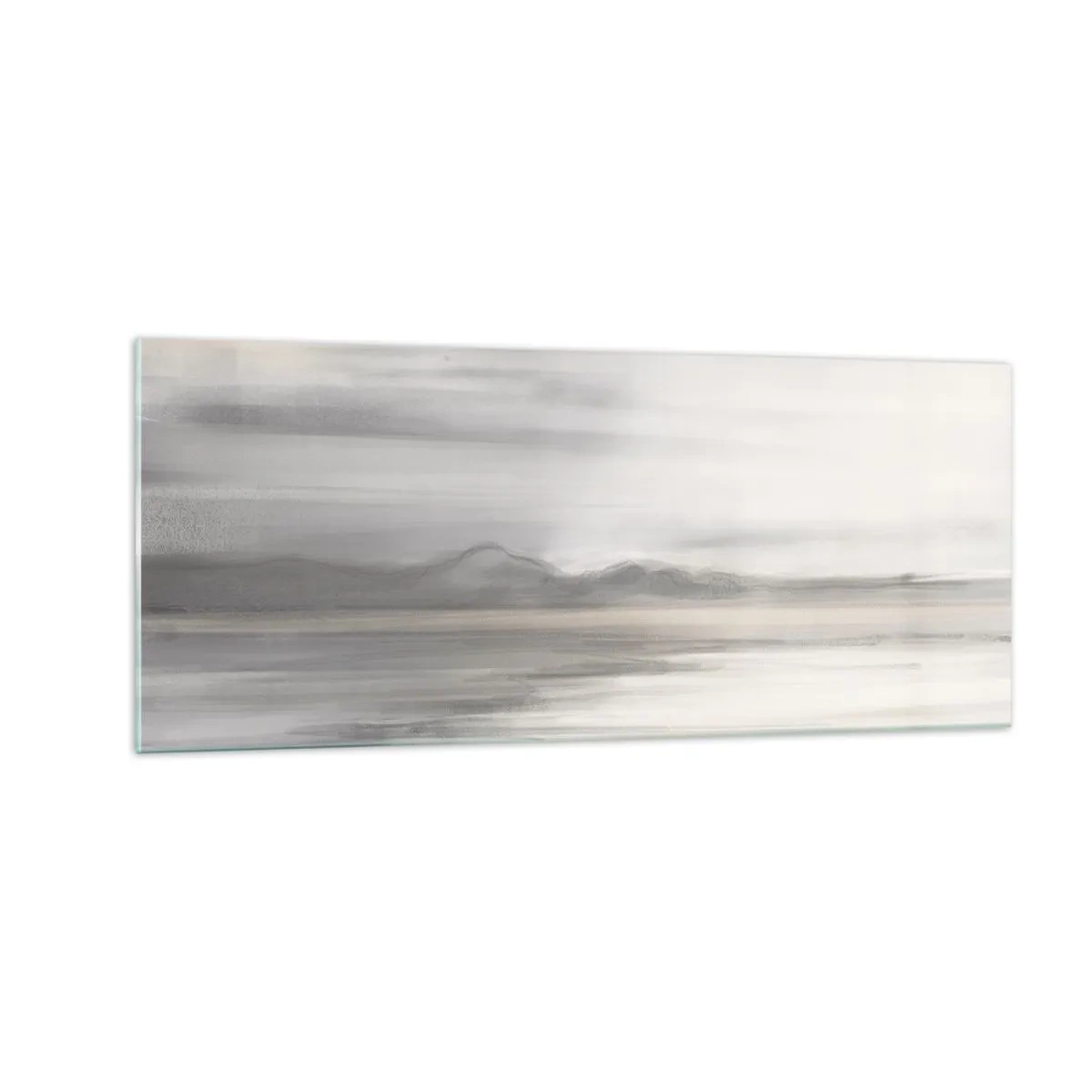Glastavla - Bild på glas - En eftertänksam bakgrund - 100x40 cm