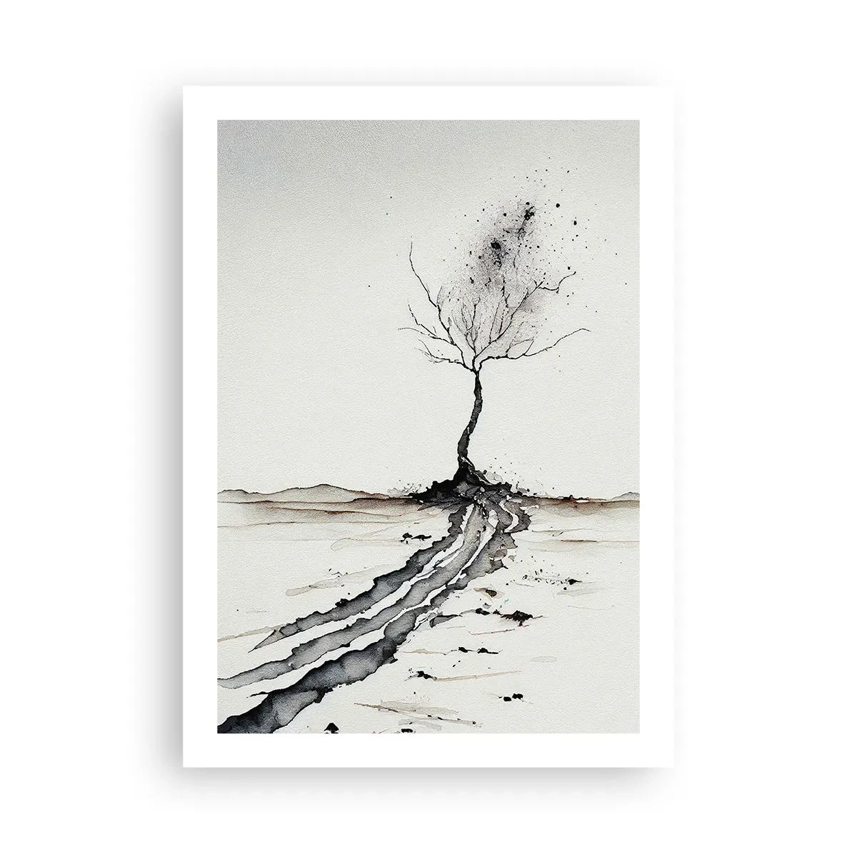 Affisch - Vinterns melankoli - 50x70 cm