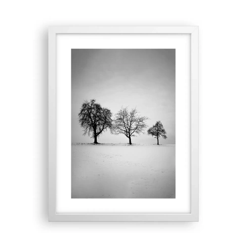 Affisch i vit ram - Vad drömmer de om? - 30x40 cm