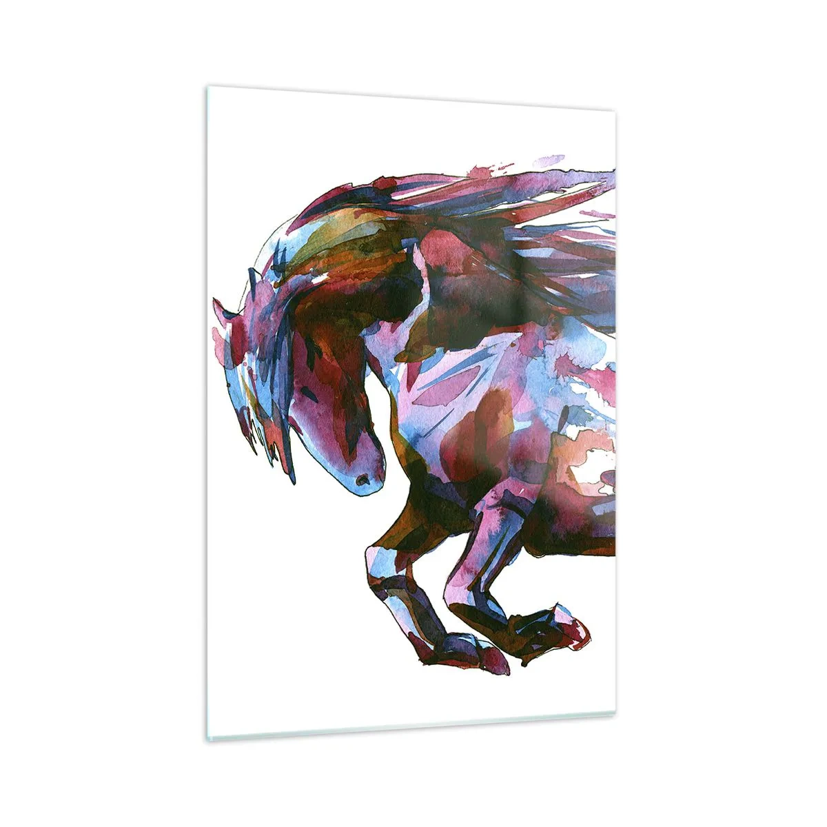Glastavla - Bild på glas - I extas - 50x70 cm