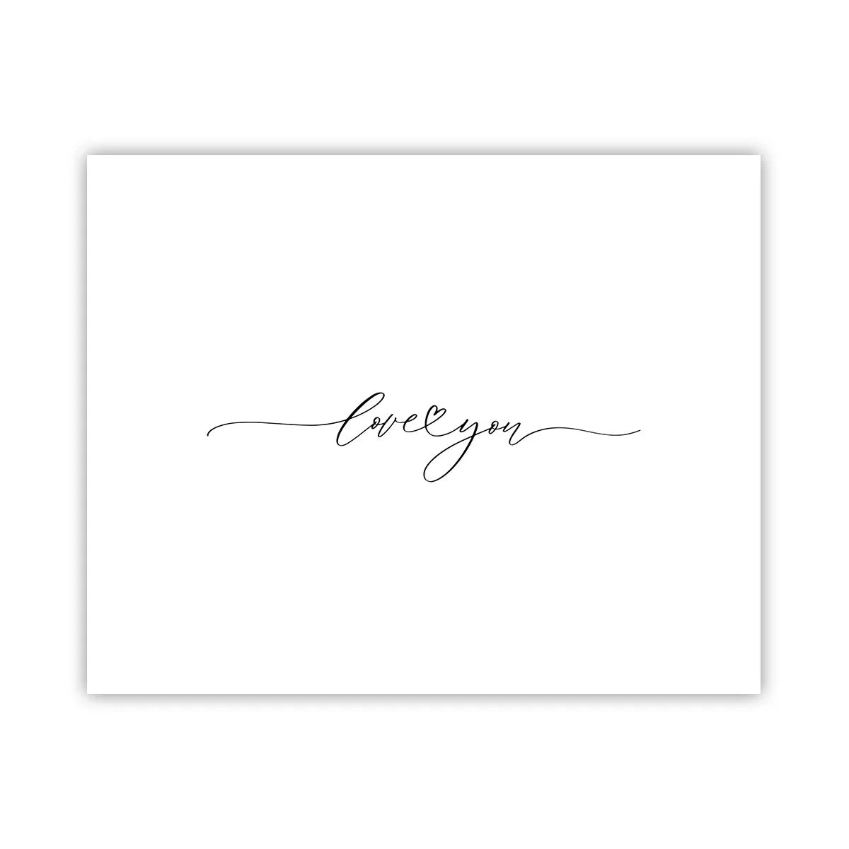 Affisch - Svart på vitt - 50x40 cm