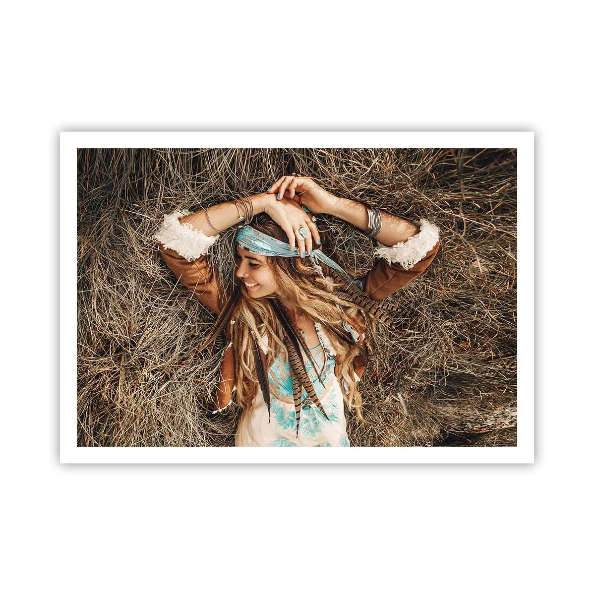 Affisch - På väg till kärlekens sommar - 100x70 cm