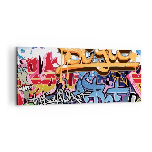 Canvastavla - Bild på duk - Muralmålning... - 100x40 cm