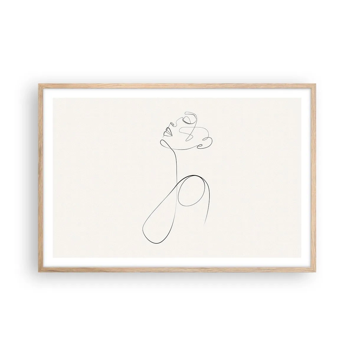 Affisch i ram av ljusek - Förvirrad i drömmarna - 91x61 cm