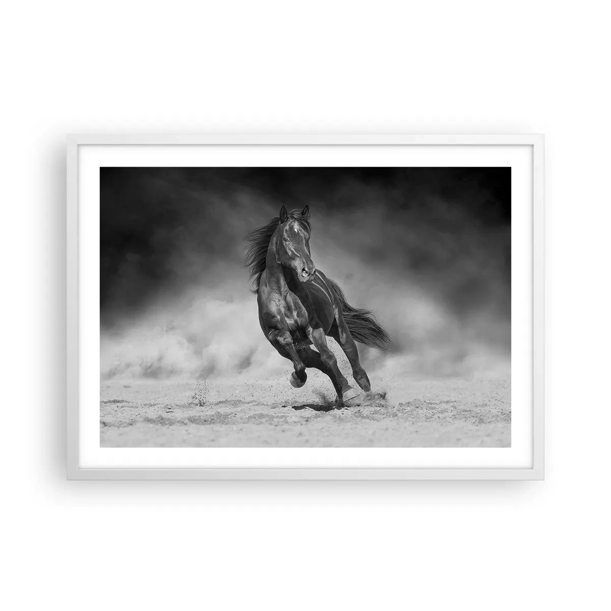 Affisch i vit ram - Värd själva emiren - 70x50 cm