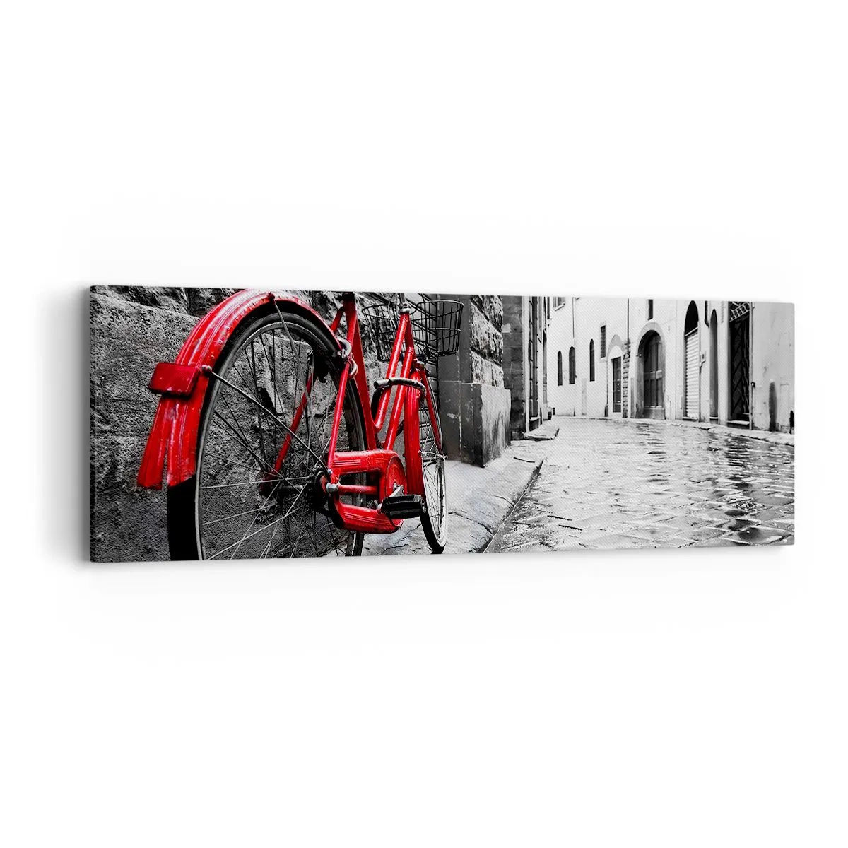 Canvastavla - Bild på duk - Den riktiga skönheten åldras inte - 90x30 cm