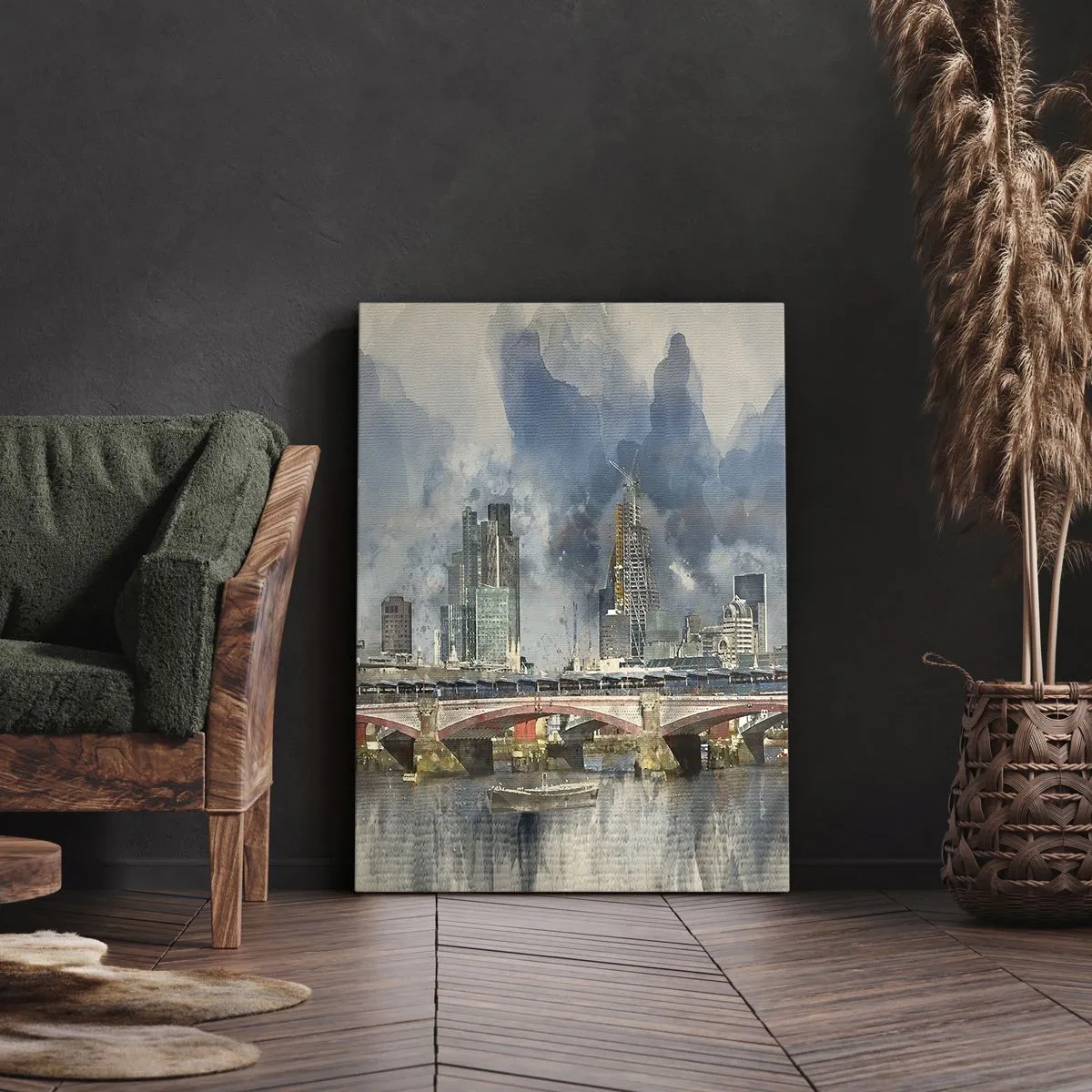 Canvastavla - Bild på duk - London i hela sin prakt - 50x70 cm