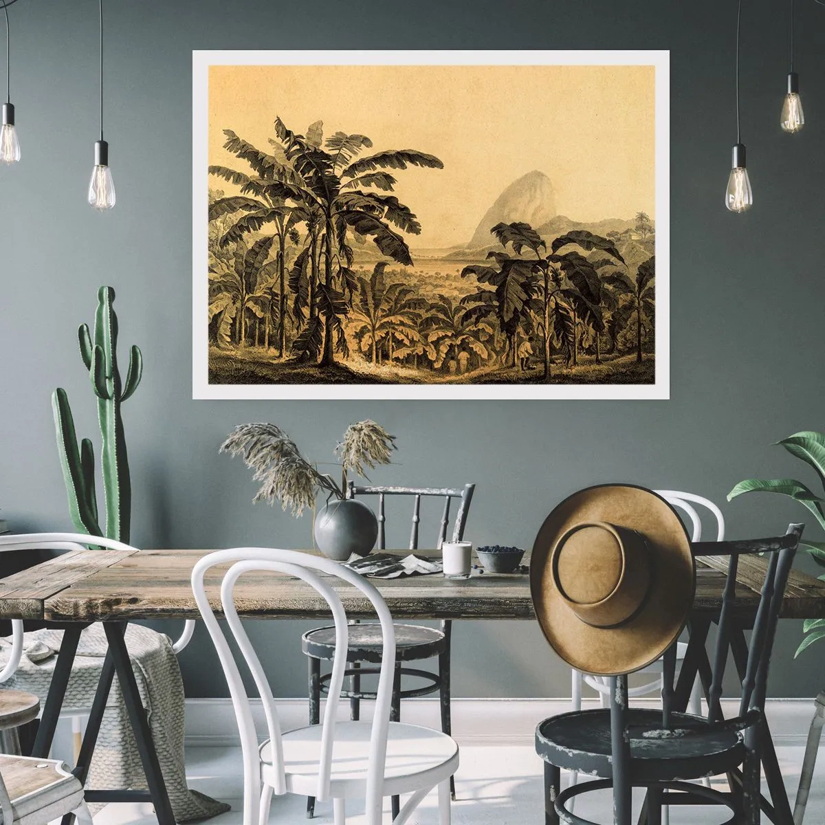Affisch - I kolonial stämning - 100x70 cm