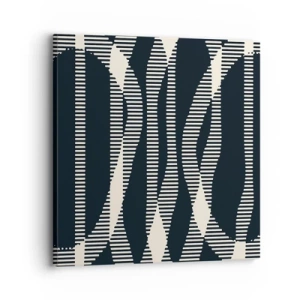 Canvastavla - Bild på duk - Försök att bryta mörkret - 30x30 cm