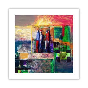 Affisch - Relationer och emotioner - 40x40 cm