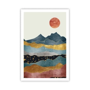 Affisch - Världens tvärsektion - 61x91 cm