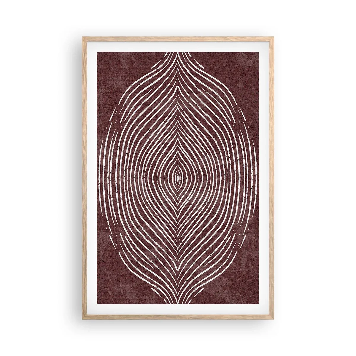 Affisch i ram av ljusek - Rymden talar - 61x91 cm