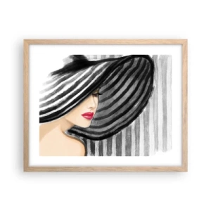 Affisch i ram av ljusek - Var hittar jag dig? - 50x40 cm