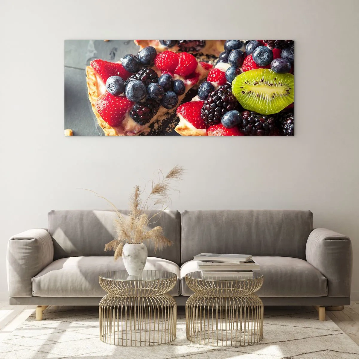 Glastavla - Bild på glas - Dolce vita! - 100x40 cm