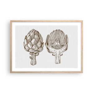 Affisch i ram av ljusek - Anatomilektion - 70x50 cm