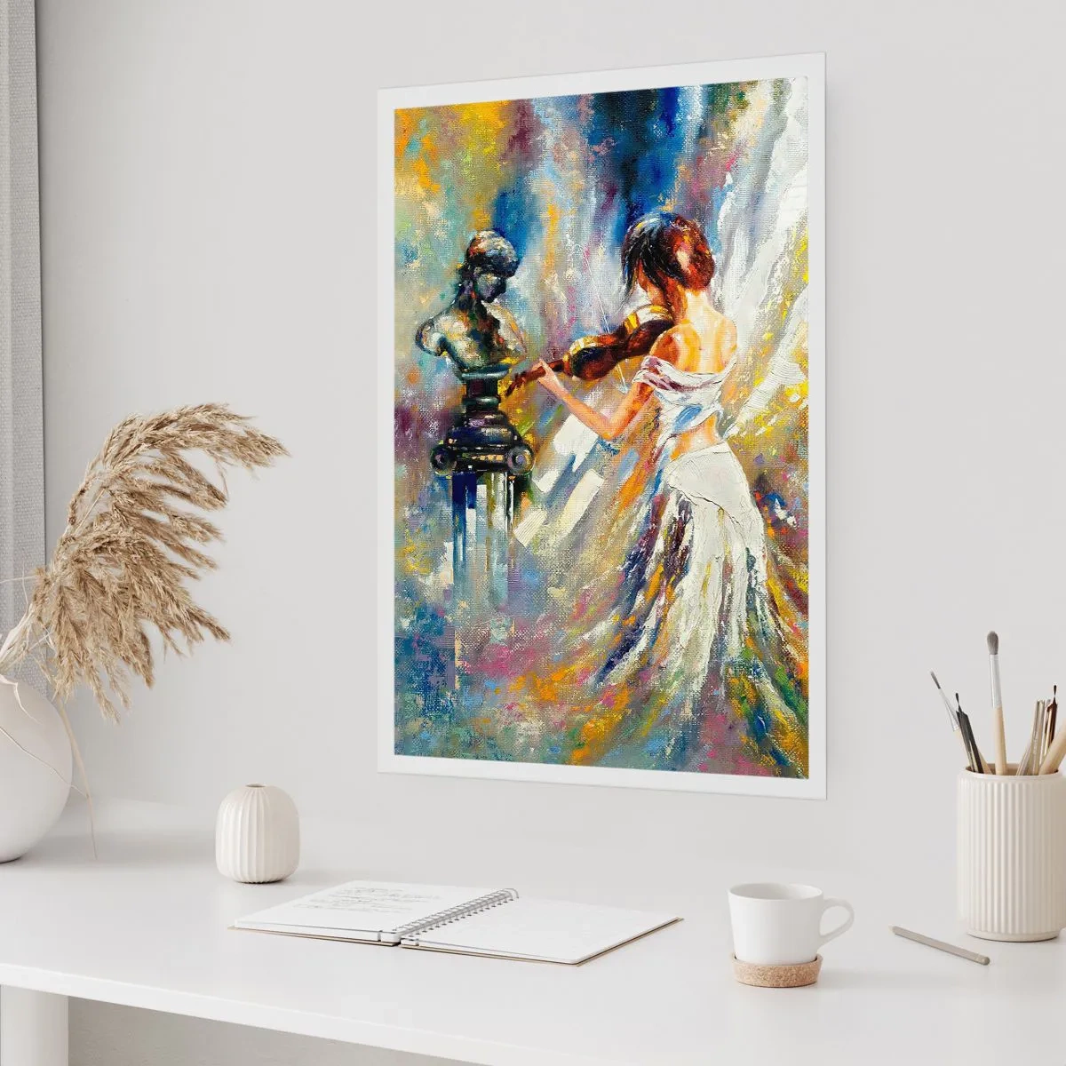 Affisch - Leva upp med känslan - 70x100 cm