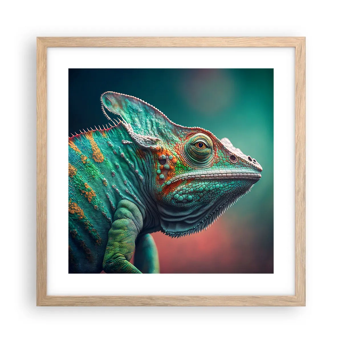 Affisch i ram av ljusek - Ser du mig? Inte bra… - 40x40 cm