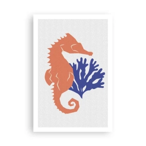 Affisch - På en äng under vattnet - 61x91 cm