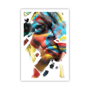 Affisch - Färgrik personlighet - 61x91 cm