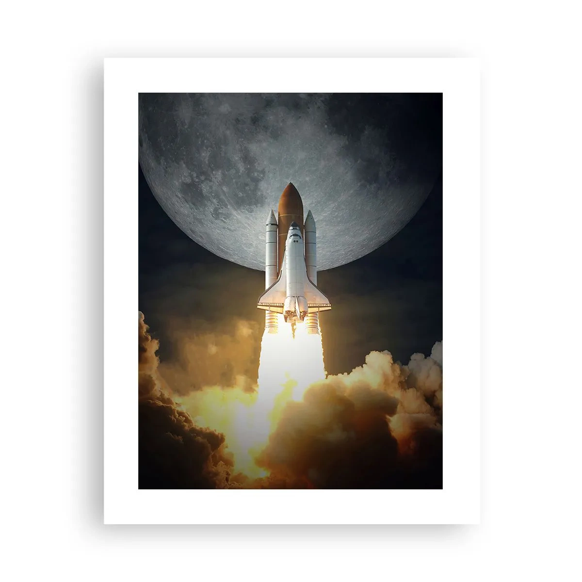 Affisch - Början på ett utomjordiskt äventyr - 40x50 cm