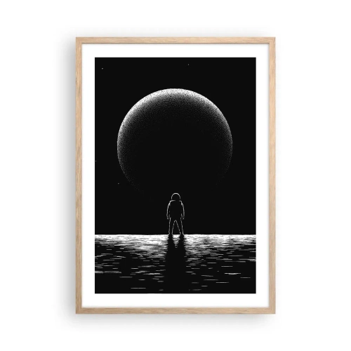 Affisch i ram av ljusek - Ansikte mot ansikte - 50x70 cm