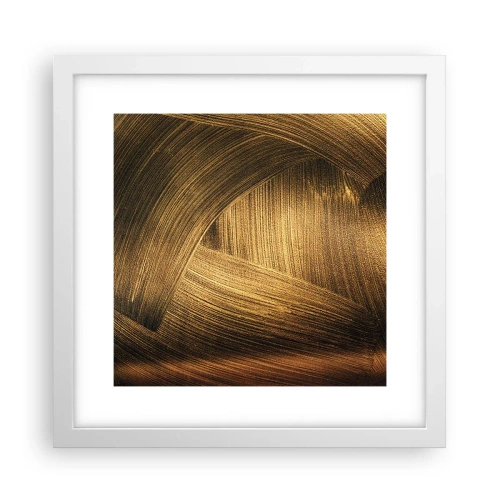 Affisch i vit ram - I gyllene labyrint - 30x30 cm