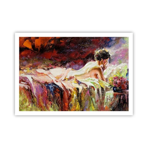 Affisch - Venus försänkt i sina tankar - 100x70 cm