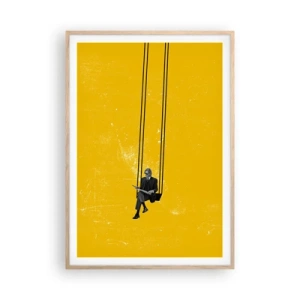 Affisch i ram av ljusek - En dag som alla andra - 70x100 cm