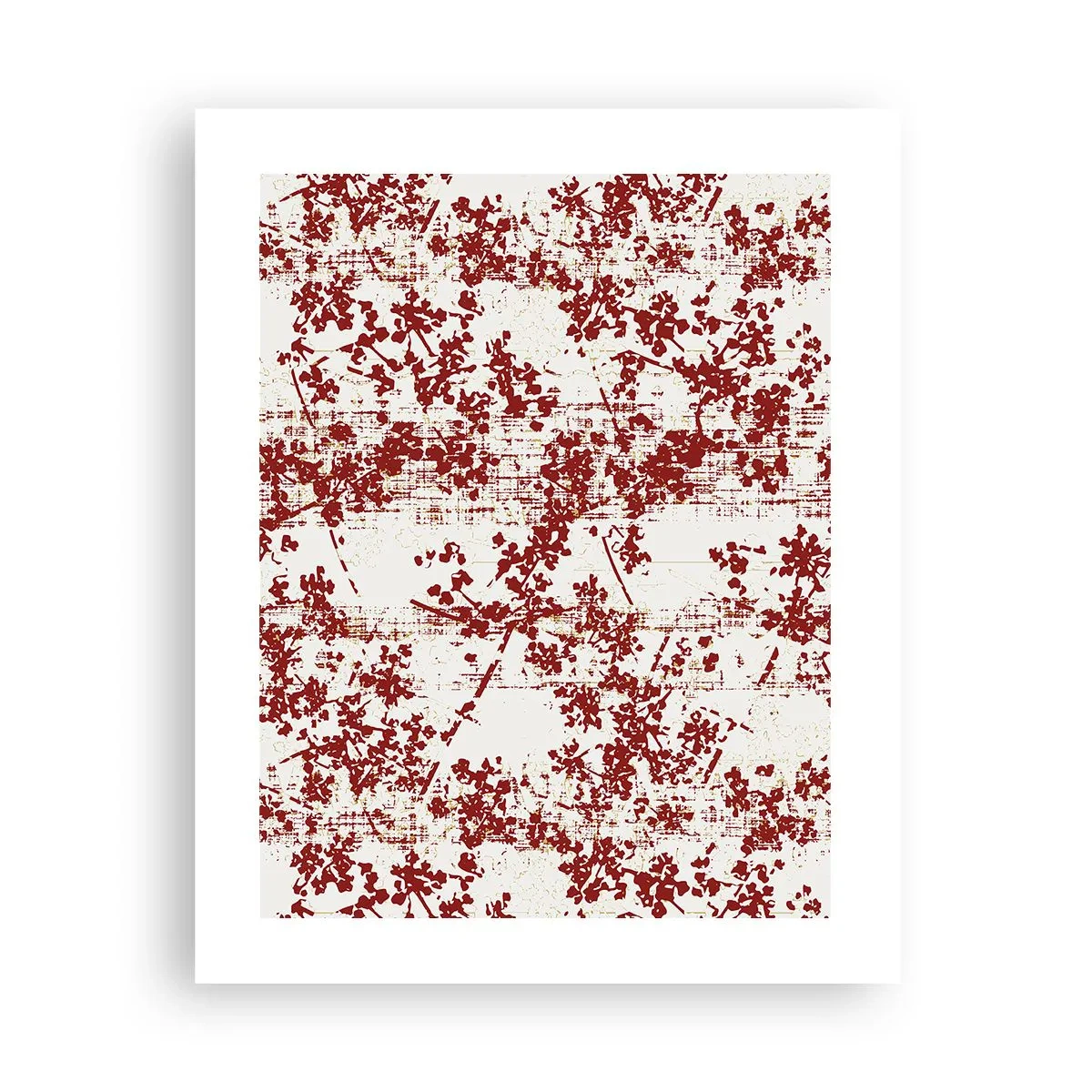 Affisch - Som en gammal percale - 40x50 cm