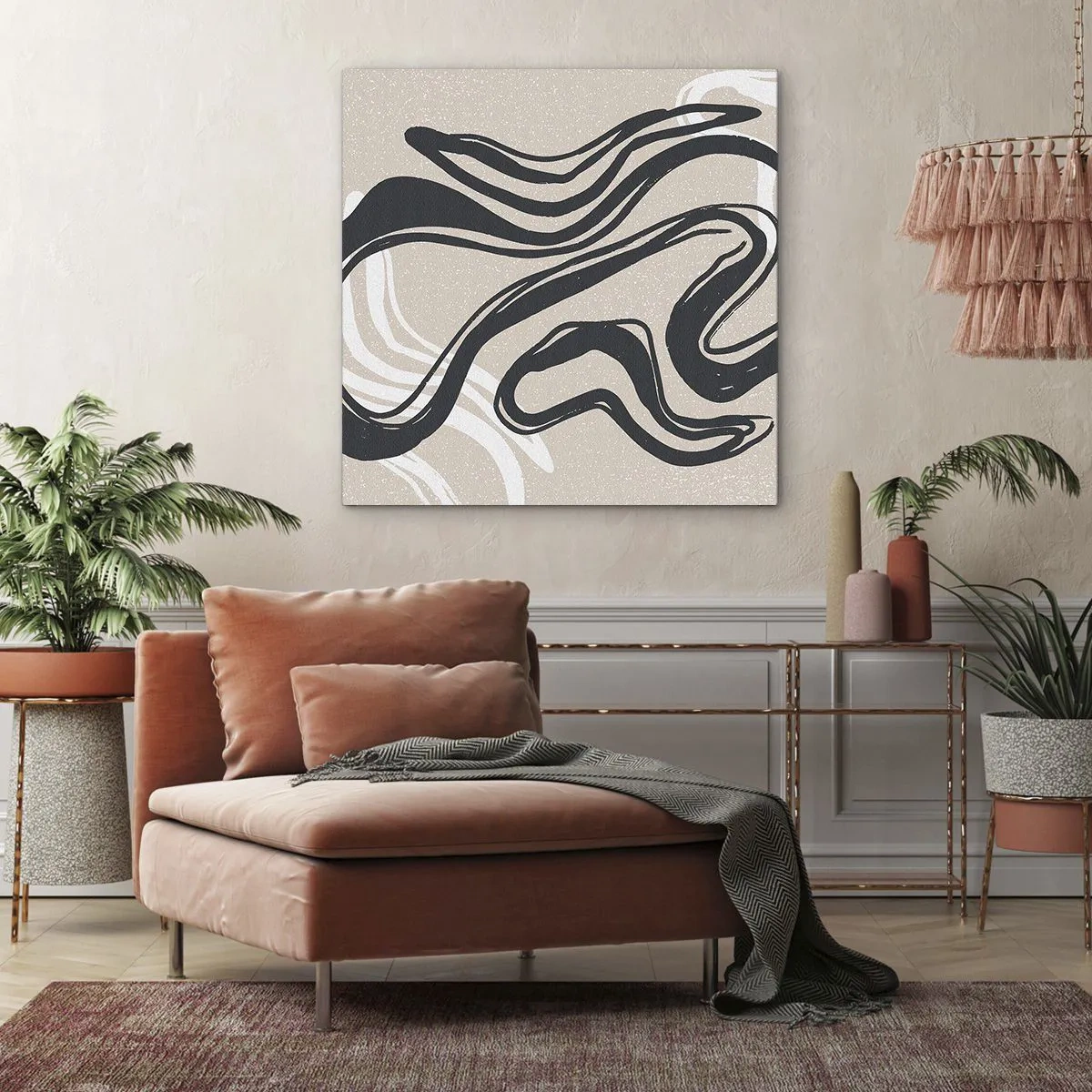 Canvastavla - Bild på duk - Mångfaldigt uttryck - 60x60 cm