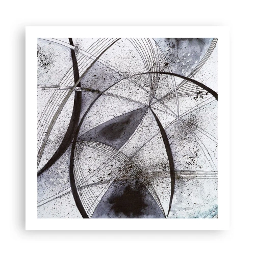Affisch - Futuristisk fantasi - 60x60 cm