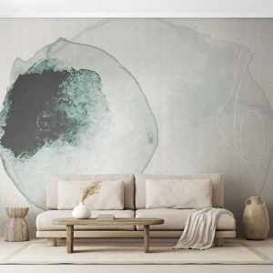 Självhäftande Fototapet Deluxe Sticker - I en droppe vatten - Modern, Minimalistisk, Abstraktion - 500x350 cm