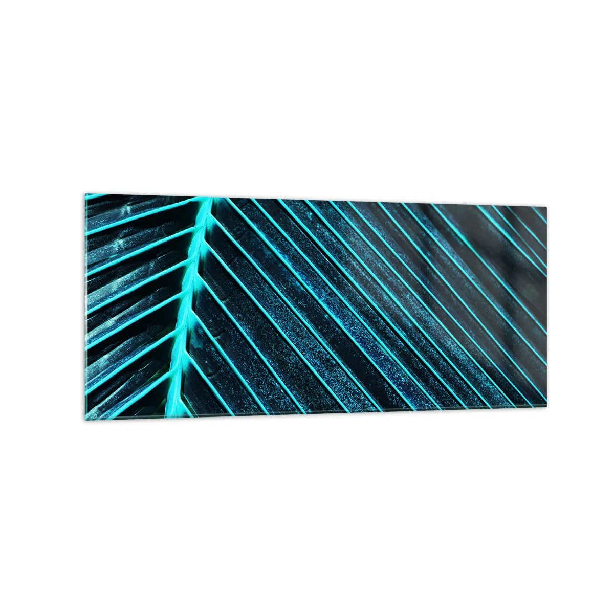 Glastavla - Bild på glas - Grön textur - 120x50 cm
