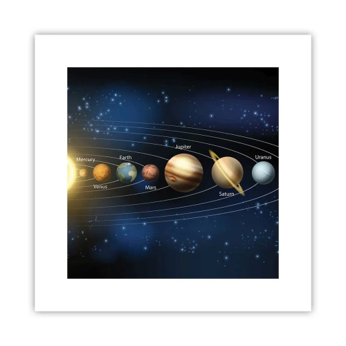 Affisch - En av tio - 30x30 cm