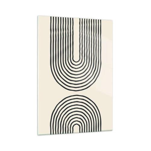 Glastavla - Bild på glas - Om en stund... - 50x70 cm