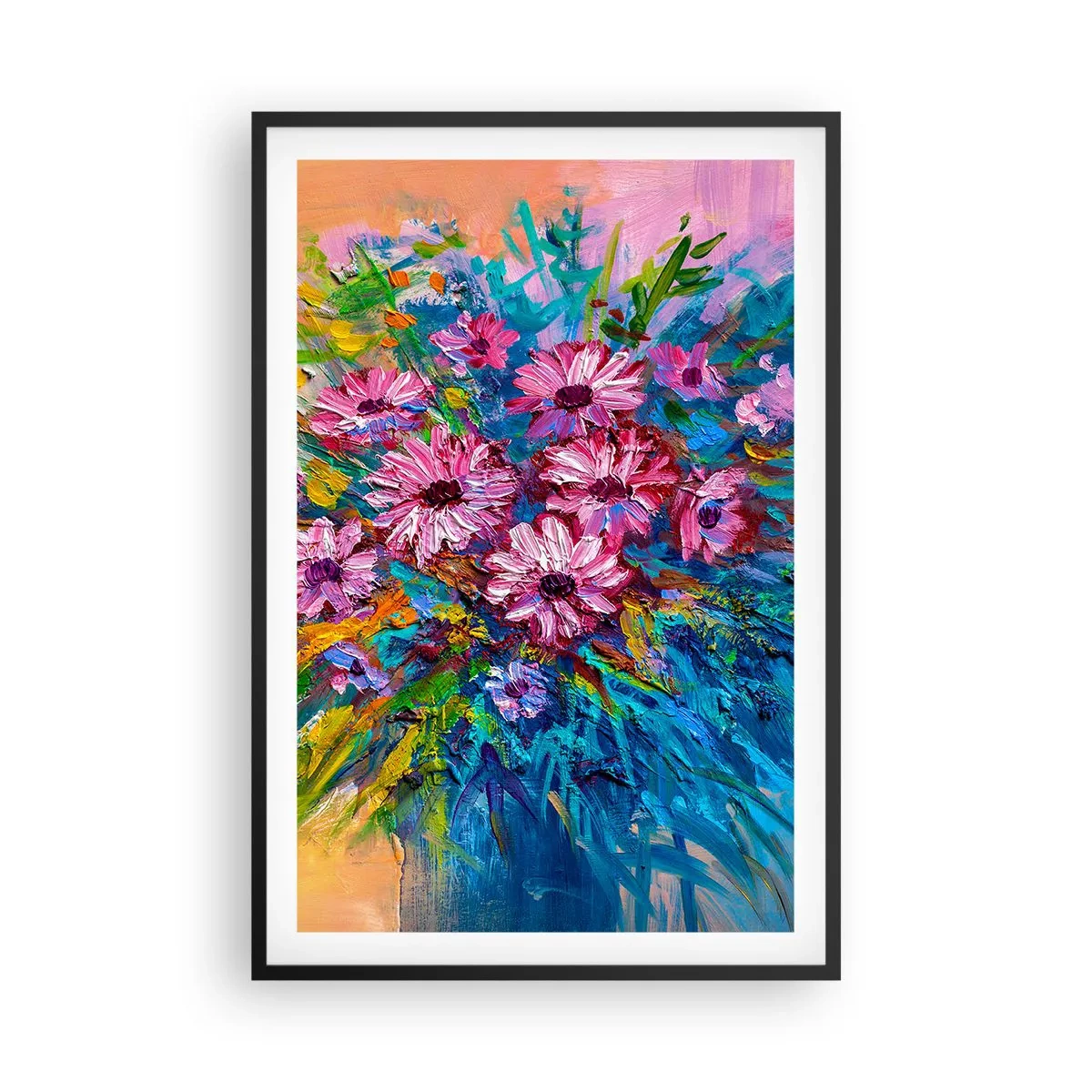 Affisch i svart ram - Livets energi - 61x91 cm