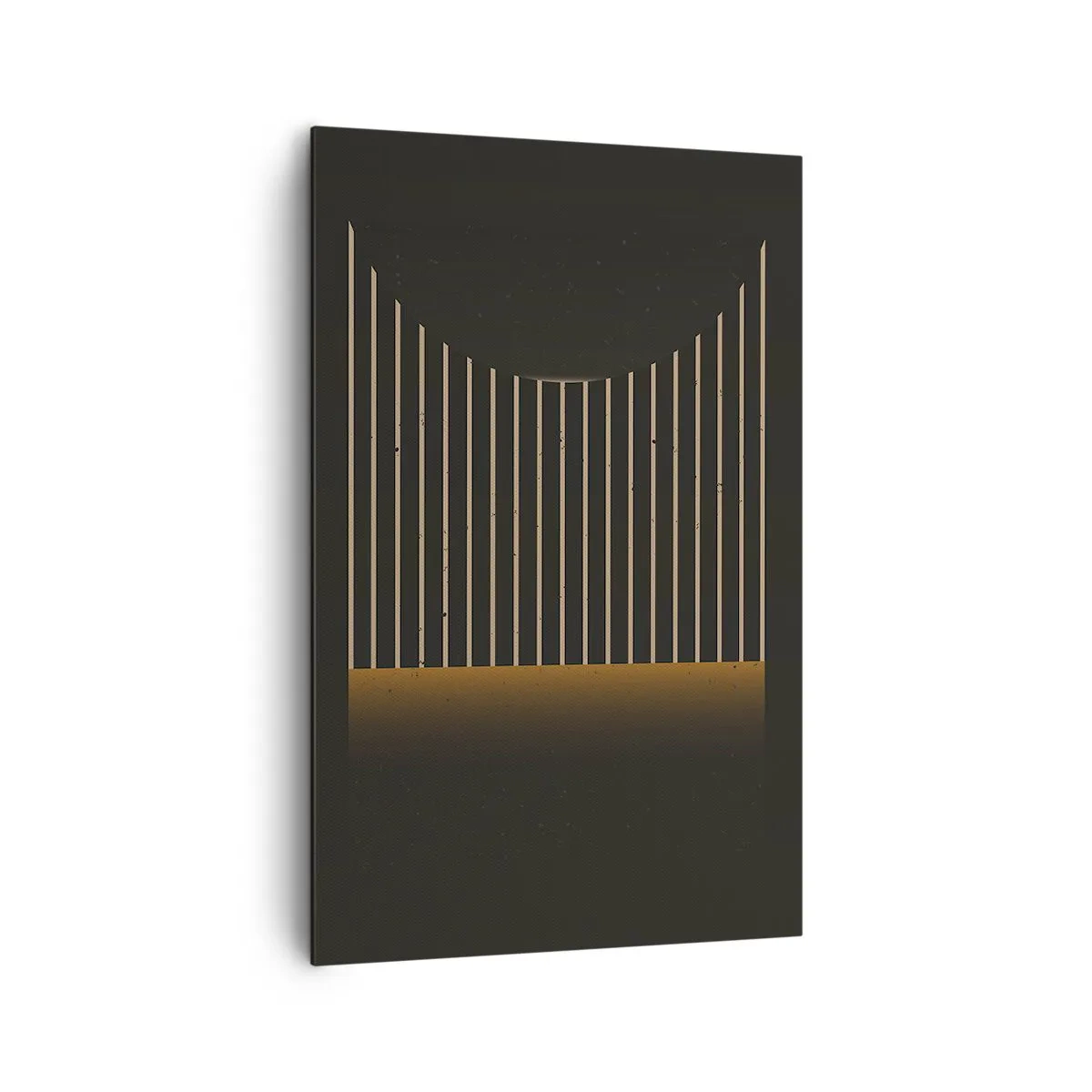 Canvastavla - Bild på duk - Utforska mörkret - 80x120 cm