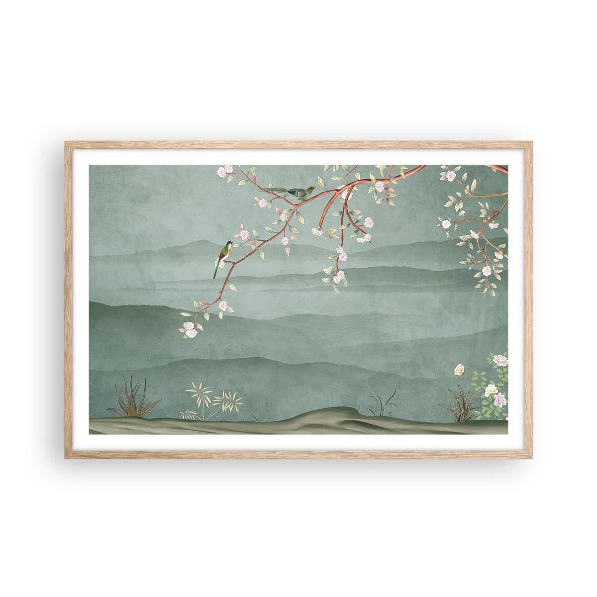 Affisch i ram av ljusek - Vår, ah, det är du - 91x61 cm