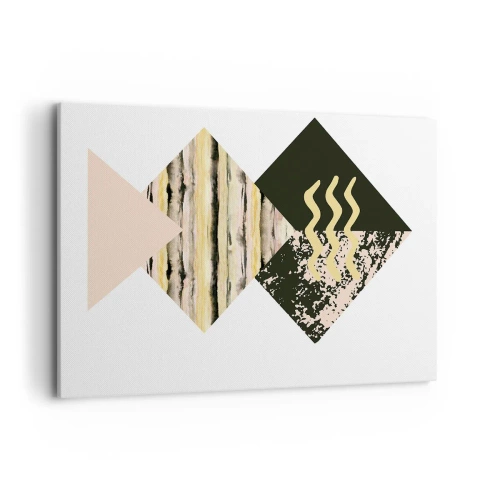 Canvastavla - Bild på duk - Inte så enkelt - 120x80 cm