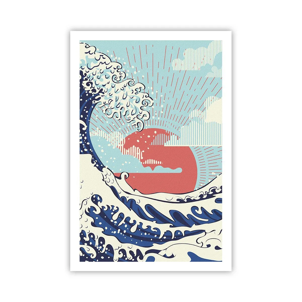 Affisch - Ur japanska inspirationer - 61x91 cm
