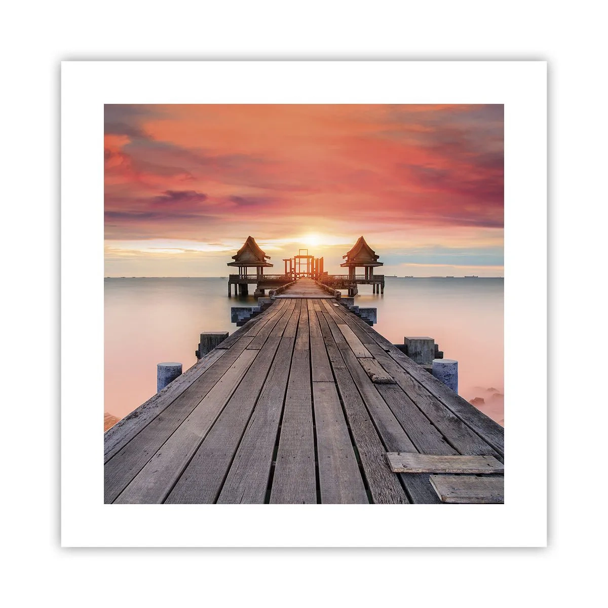 Affisch - Skymning i öst - 40x40 cm