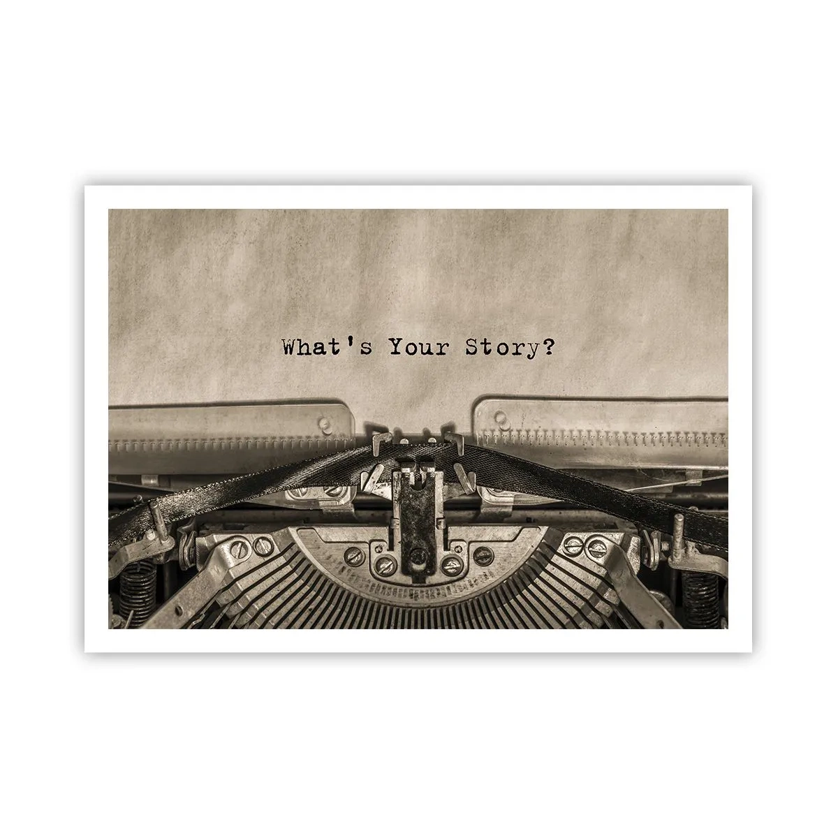 Affisch - Svara mig - 100x70 cm