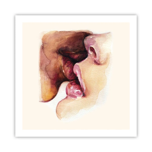 Affisch - Som dag och natt, jord och himmel - 60x60 cm