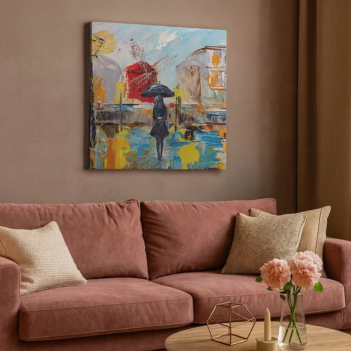 Canvastavla - Bild på duk - Parislegender - 30x30 cm