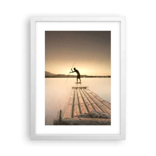 Affisch i vit ram - Före avkoppling - 30x40 cm