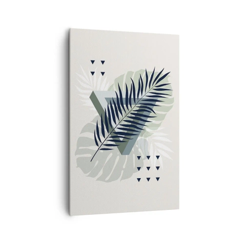 Canvastavla - Bild på duk - Natur och geometri – två ordningar? - 80x120 cm