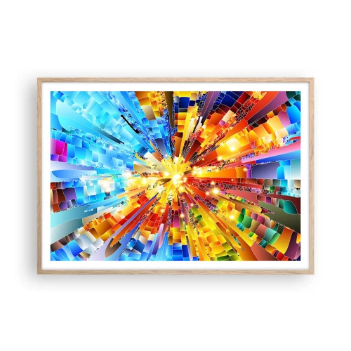 Affisch i ram av ljusek - In medias res - 100x70 cm