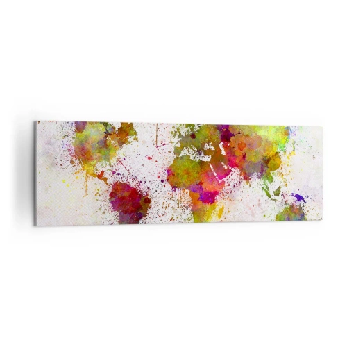 Canvastavla - Bild på duk - Det blev bara så - 160x50 cm