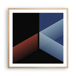Affisch i ram av ljusek - Enkel historia - 60x60 cm